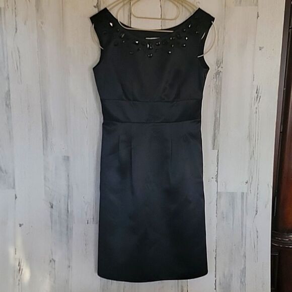 NWOT Loft Black dress Size 2P - Picture 1 of 9